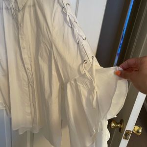 White button down shirt